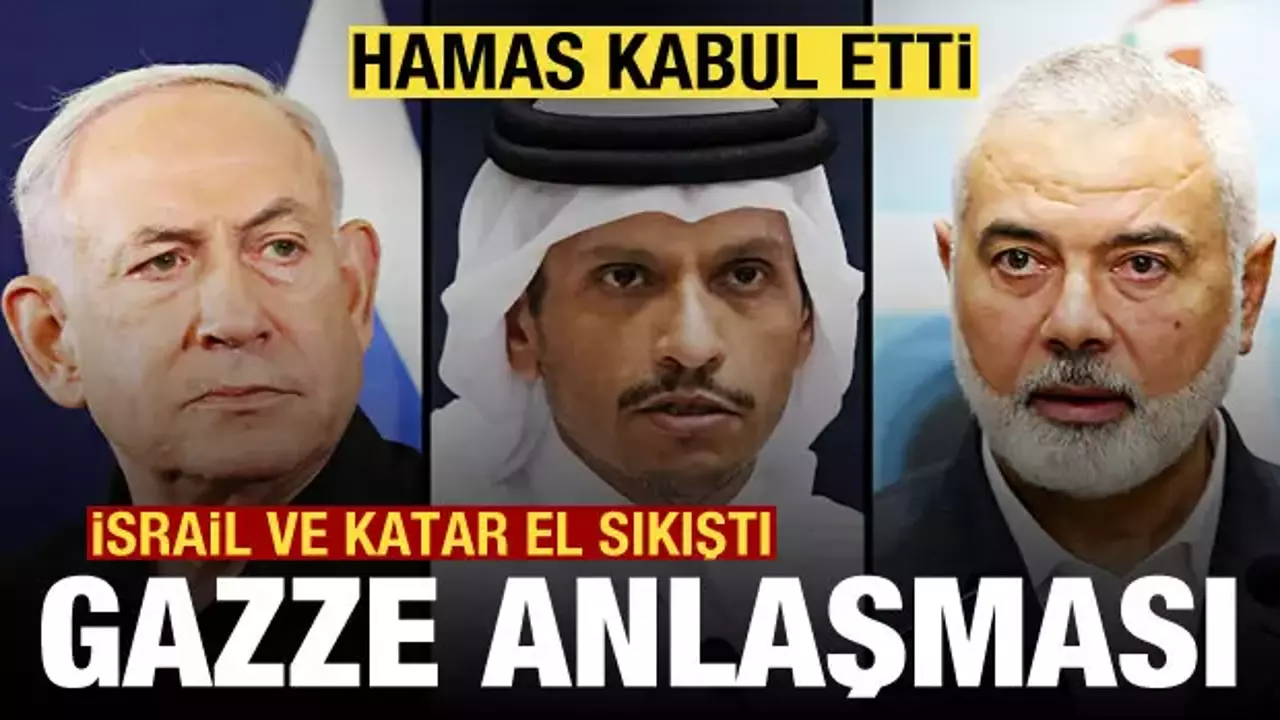 Hamas kabul etti: İsrail’le Katar’dan Gazze anlaşması